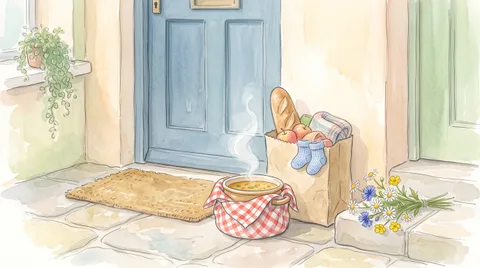 Help after a new baby: meals, cleaning and childcare