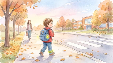 Walking to School: Reflectors, Route Practice, Going Solo